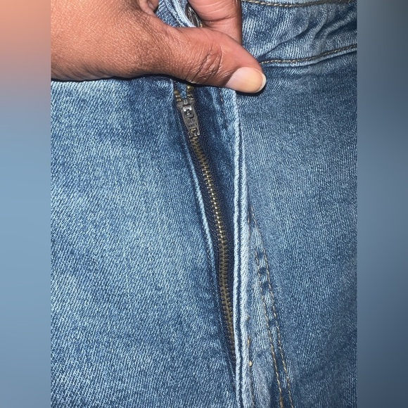 NWT Old Navy O.G Loose Relaxed Fit Medium Blue High Rise Jeans size 24 - Picture 5 of 8